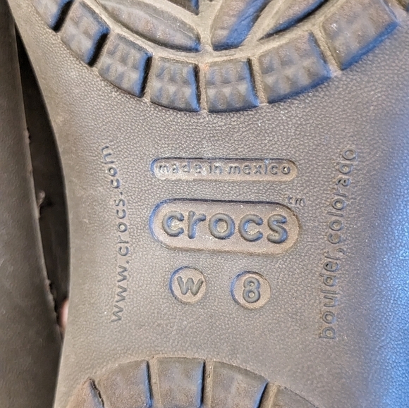 Crocs Women's Size 8 Brown Kadee Slingback Comfort Ballet Slippers - Picture 7 of 8